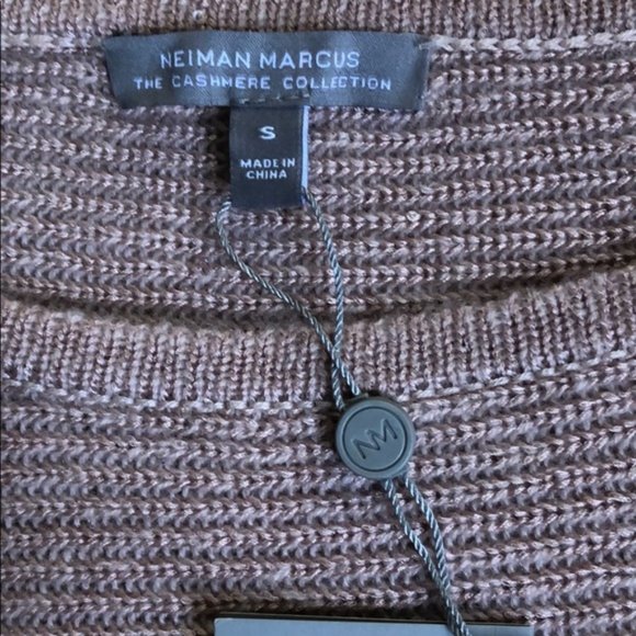 Neiman Marcus dusty rose cashmere dolman sweater - Picture 7 of 8